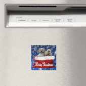 Shih tzu Christmas Magnet (In Situ (Geschirrspüler))