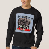Shih Tzu Christmas Sweatshirt (Vorderseite)