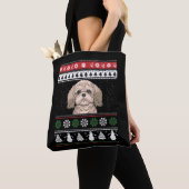Shih Tzu Christmas Tasche (Von Nahem)