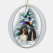 Shih Tzu Christmas Tree Ornaments Keramikornament (Links)