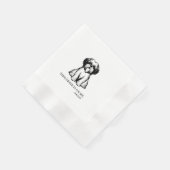 Shih Tzu Cocktail Napkin Serviette (Ecke)