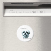 Shih Tzu Cold Nose Warmes Herz - Magnet (In Situ (Geschirrspüler))