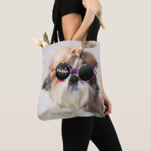 Shih Tzu Cool lustiges niedliches Foto Custom Mono