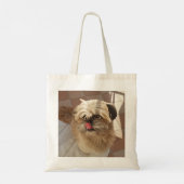 Shih Tzu cute dog tote bag Tragetasche (Rückseite)