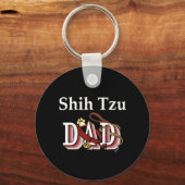shih tzu dad Schlüsselanhänger (Vorderseite)
