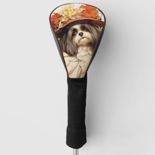 Shih Tzu Dog 002 - Odessa Leyendecker Golf Headcover (Vorderseite)