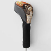 Shih Tzu Dog 002 - Odessa Leyendecker Golf Headcover (angewinkelt)