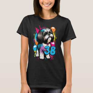 Shih Tzu Dog 38. Geburtstag Themenhotel 38 Jahre a T-Shirt