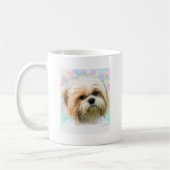 Shih Tzu Dog Aquarellmalerei Kaffeetasse (Links)