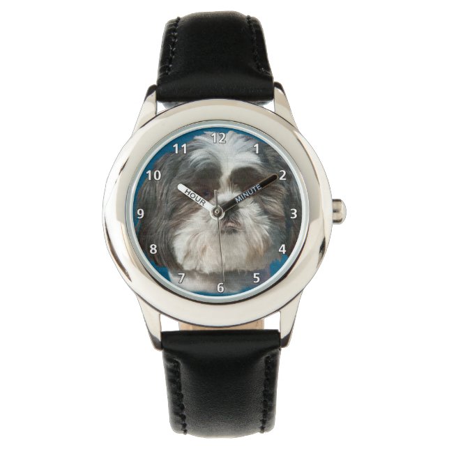 Shih Tzu Dog Armbanduhr (Vorderseite)