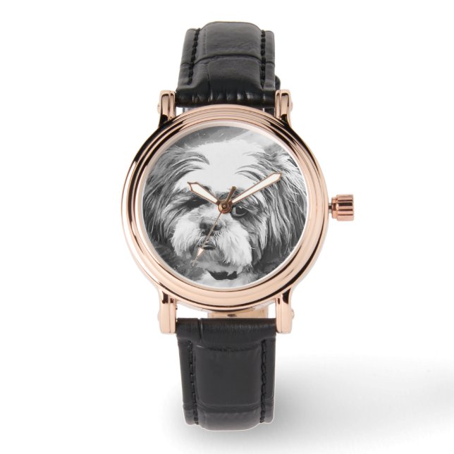 SHIH TZU DOG ARMBANDUHR (Vorderseite)