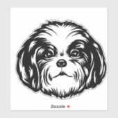 Shih Tzu Dog Aufkleber (Blatt)
