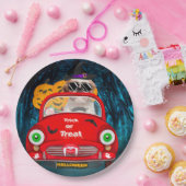 Shih Tzu Dog Beängstigendes Halloween Auto Pappteller (Party)