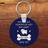 Shih Tzu Dog Best Friend Schlüsselanhänger (Vorderseite)