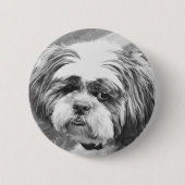 SHIH TZU DOG BUTTON (Vorderseite)