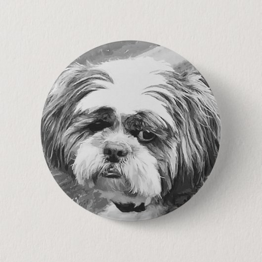 SHIH TZU DOG BUTTON (Vorderseite)