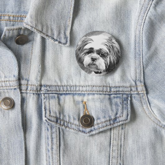 SHIH TZU DOG BUTTON (Beispiel)