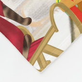 Shih Tzu Dog Christmas Fleecedecke (Ecke)