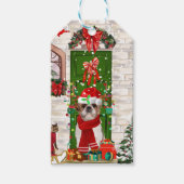 Shih Tzu Dog Christmas Geschenkanhänger (Vorderseite)
