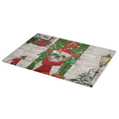 Shih Tzu Dog Christmas Schneidebrett (Ecke)