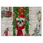 Shih Tzu Dog Christmas Schneidebrett (Vorderseite)
