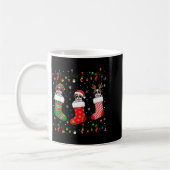 Shih Tzu Dog Christmas Socks Santa Elf Reindeer Xm Kaffeetasse (Links)