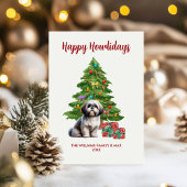Shih Tzu Dog Familie Weihnachten