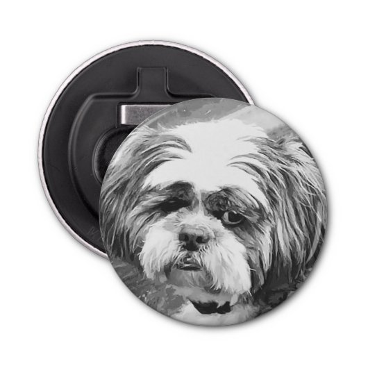 SHIH TZU DOG FLASCHENÖFFNER (Vorderseite)