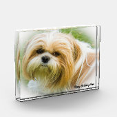 Shih Tzu Dog Fotoblock (Links)