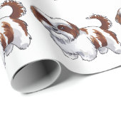 Shih Tzu Dog Geschenkpapier (Rolleneckpunkt)