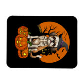 Shih Tzu Dog Halloween Magnet (Horizontal)