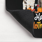 Shih Tzu Dog Halloween Weihnachtsgeschenk Hallowee Mousepad (Ecke)