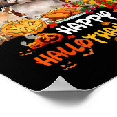 Shih Tzu Dog Happy Halloween Erntedank Merry Ch Poster (Ecke)