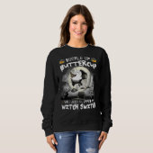 Shih Tzu Dog Hexenschalter Sweatshirt (Vorne ganz)
