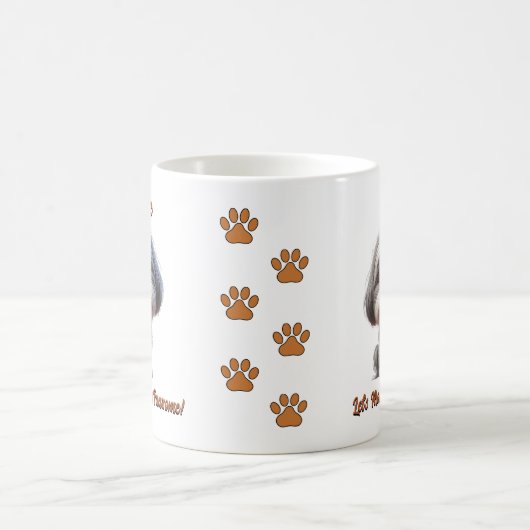 Shih Tzu - Dog hinzufügen, Text ändern Kaffeetasse (Mittel)