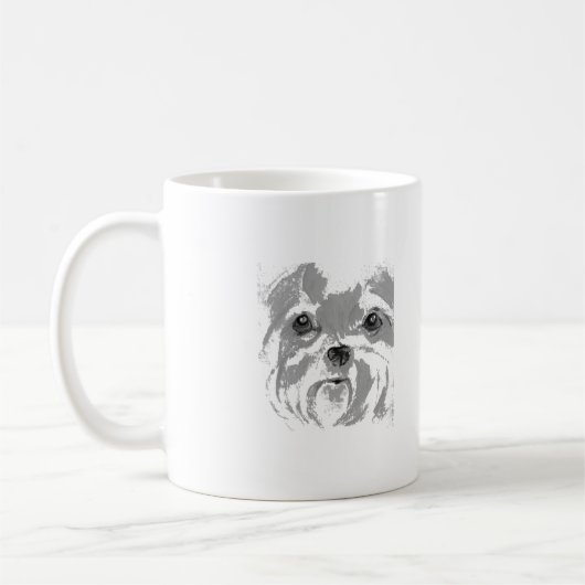 Shih Tzu Dog Kaffeetasse (Links)