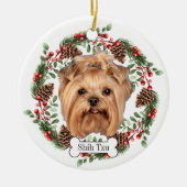 Shih Tzu dog Keramik Ornament (Vorne)