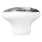 SHIH TZU DOG KERAMIKKNAUF (Seitenansicht)