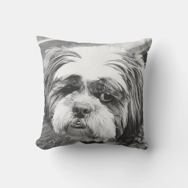 SHIH TZU DOG KISSEN (Vorderseite)
