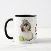 Shih-Tzu Dog Kisses Fix Alles Tasse (Links)