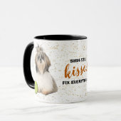 Shih-Tzu Dog Kisses Fix Alles Tasse (Vorderseite Links)