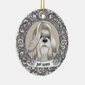 Shih Tzu Dog Love Memory Ornament (Rechts)