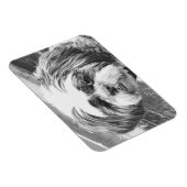 SHIH TZU DOG  MAGNET (Rechte Seite)