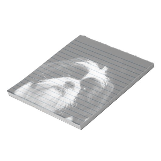 Shih Tzu dog notepad Notizblock (Rotiert)