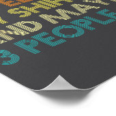 Shih Tzu Dog Owner Coffee Lovers Funny Quote Vinta Poster (Ecke)