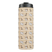 shih tzu dog pattern thermosbecher (Vorderseite)