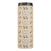 shih tzu dog pattern thermosbecher (Rückseite)