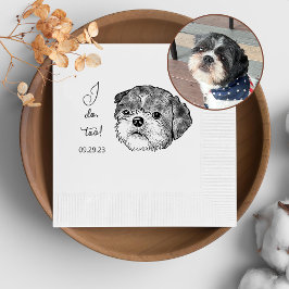 Shih Tzu Dog Personalisiert auch Serviette