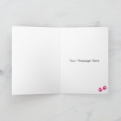 Shih Tzu Dog Personalisiert Happy Birthday Karte (Innenseite)