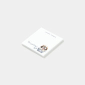 Shih Tzu Dog Personalisiert Post-it Klebezettel (angewinkelt)